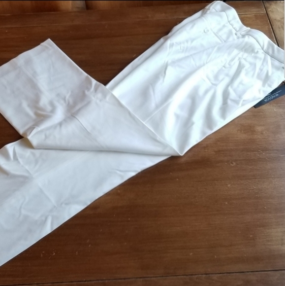 Talbots Windsor Flannel ivory pants size 18 EUC - Picture 5 of 8